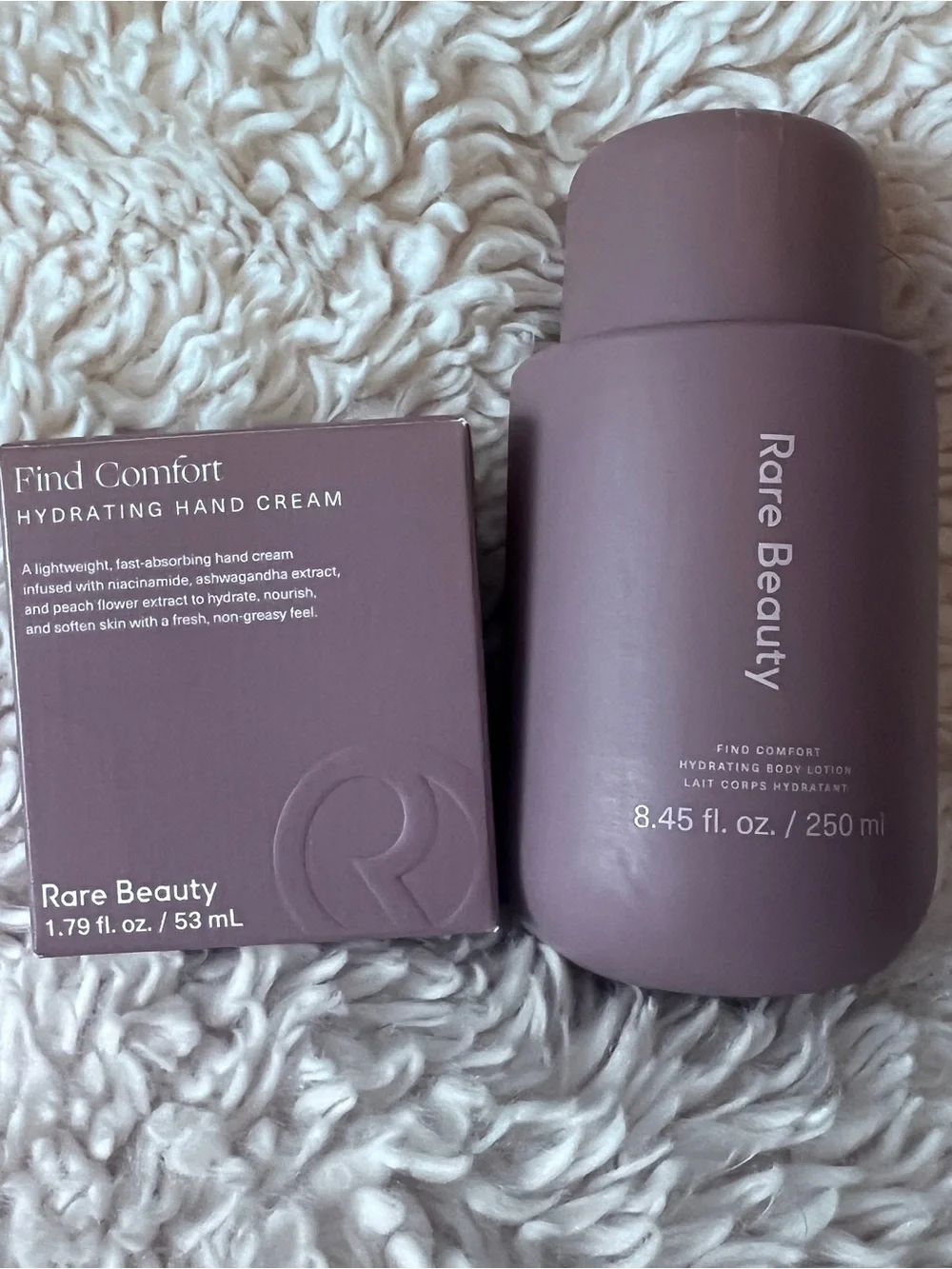 Rare Beauty Find Comfort Hydrating Body Lotion & Hand Cream.